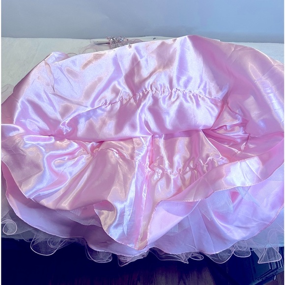 NWT NEW PINK & RHINESTONE 💕SZ 6 DRESS - Picture 15 of 16